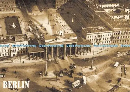 D059465 Berlin. Brandenburger Tor. Historische Luftaufnahme. Pawlowski Souvenirs