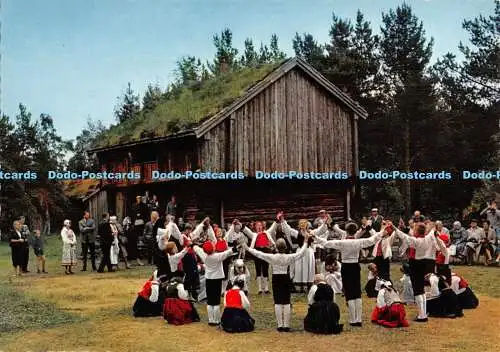 D059724 Norwegen. Folkedans. Kinder tanzen alten Volkstanz. Mittet. Mexichrom