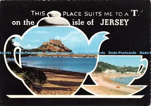 D059896 Dieser Ort passt mir zu einem T. auf der Isle of Jersey. Bamforth. Multi View