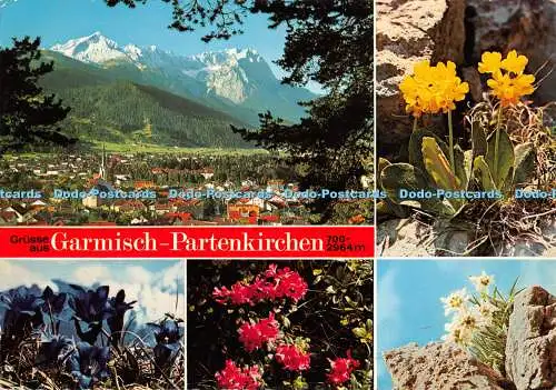 D059924 Gruss aus Garmisch Partenkirchen. Hans Huber. Multi View