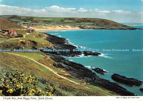 D059970 North Devon. Croyde Bay. Von Baggy Point. John Hinde. E. Nagele. 1975