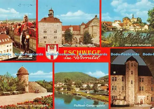 D059982 Eschwege im Werratal. Blick zum Schulberg. Herst. u. Verlag Schoning. Ge