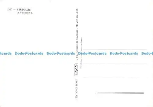 D060124 Versailles. Le Panorama. L.Y.S. Postkarte