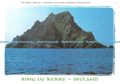 D060154 Irland. Ring of Kerry. Der große Skellig. Historic Off Coast Monastic F