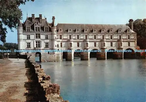D060181 Chenonceaux. I. et L. Le Chateau. Fassadenauße. Combier Imprimeur Macon.