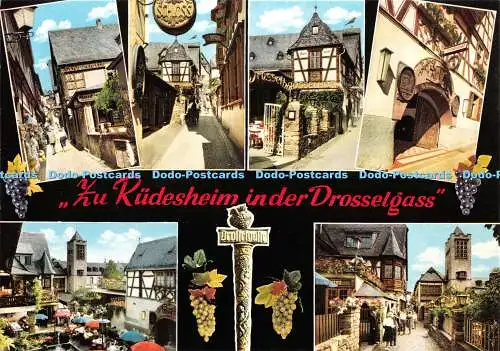 D060438 Zu Rüdesheim in der Drosselgass. Cramers. Multi View