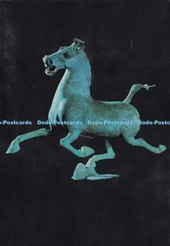 D060587 The Chinese Exhibition Number 222 Bronze Flying Horse Wu wei Kansu 1969.