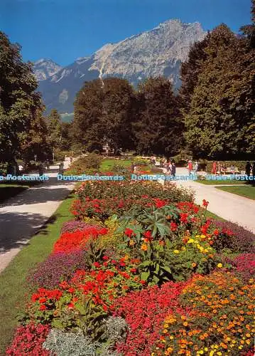 D062668 Bad Reichenhall. Kurpark m. Zwiesel. Hochstaufen. F 164. Ernst Baumann.