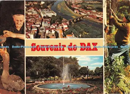 D060652 Souvenir de DAX. N 6397. Elcecolor Couleurs Naturelles. L. Chatagneau. 1