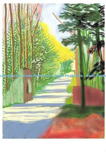 D062677 RadioTimes. David Hockney. Ohne Titel 11. April 2011. iPad Zeichnung. Ausstellung