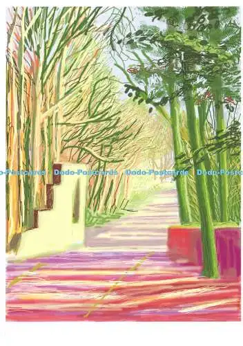 D062679 RadioTimes. David Hockney. Ohne Titel 21. März 2011. iPad Zeichnung. Royal A