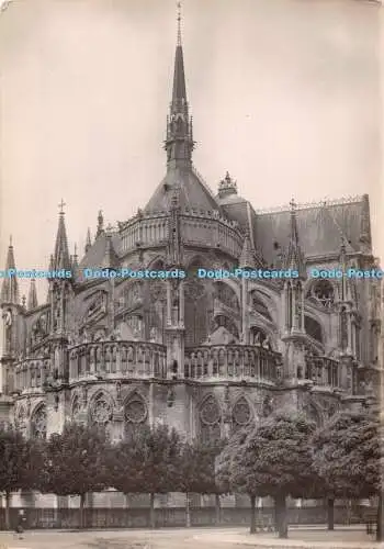 D062728 Reims. Marne. La Cathedrale Notre Dame. XIIIe s. LAbside. Serv. Commerci