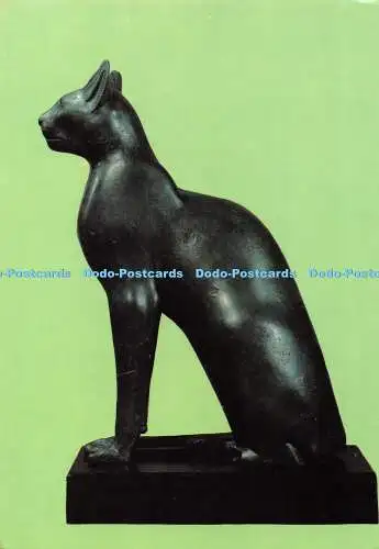 D060727 Sargeiner Katze. Bronze um 600V. u. Z. Staatliche Museen zu Berlin DDR.