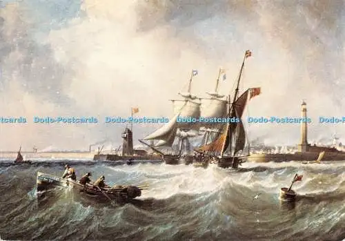 D064169 Sunderland Art Gallery. Sunderland Harbour. 1864. Colin Richardson Print