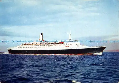 D064174 The New Cunard Queen Elizabeth 2. Cunard Line Limited. J. Arthur Dixon.