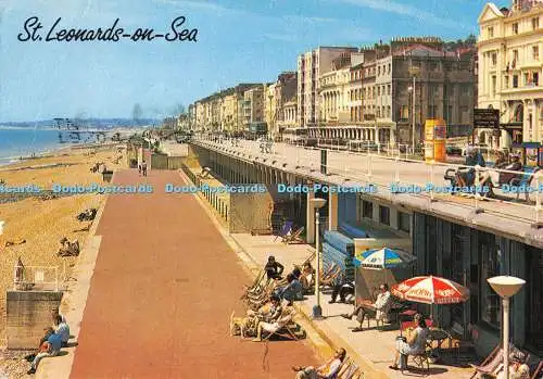 D064234 St. Leonards on Sea. Promenade und Strand. J. Salmon. Kamerafarbe