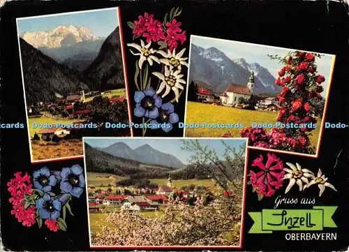 D064384 Gruss aus Inzell. Oberbayern. Sepp Kehr. Nr. 300. Multi View