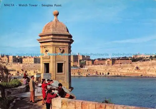 D066457 Malta. Wachturm. Senglea Point. Alfred Galea Zammit. 1970