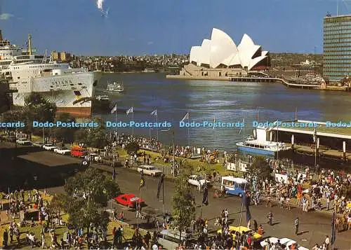 D064413 Sydney. Rundkai mit Übersee-Terminal. Werner Bartel. 1990