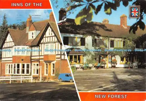 D066566 Inns of the New Forest. Fisa. Postales Escudo de Oro. Multi View