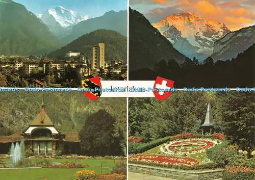 D066597 Schweiz. Interlaken. Fotoglob. Orell Fussli. Multi View