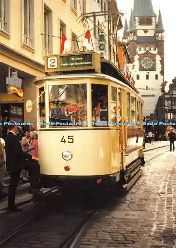 D061359 Freiburg im Breisgau. Historische Strassenbahn. Baujahr 1914. J. Gass