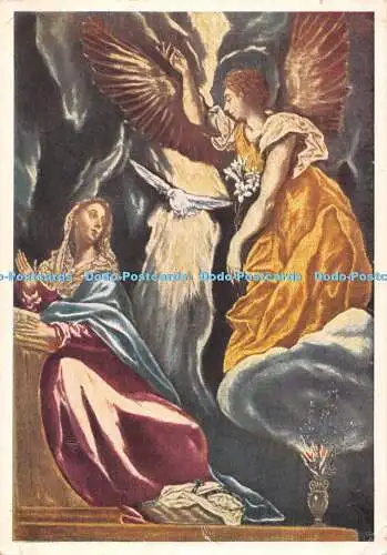 D061400 El Greco. 1541 1614. Die Verkündigung. Museum Sao Paulo. Soho Print. Soh