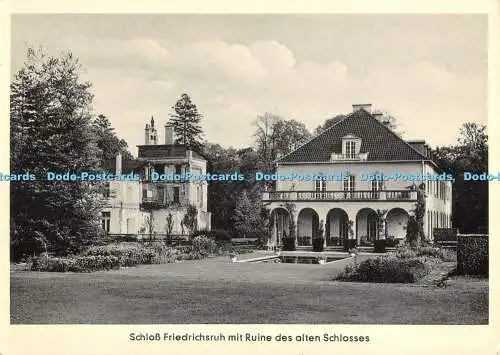 D064765 Schloss Friedrichsruh mit Ruine des alten Schlosses