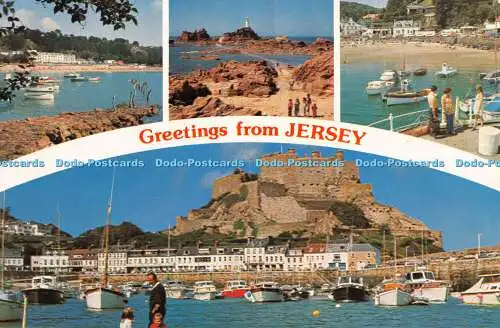 D061498 Grüße aus Jersey. A. C. Gallie. David A. Fry. Multi View