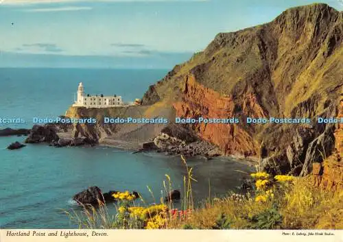 D064777 Hartland Point und Leuchtturm. Devon. E. Ludwig. Hinde. 1980
