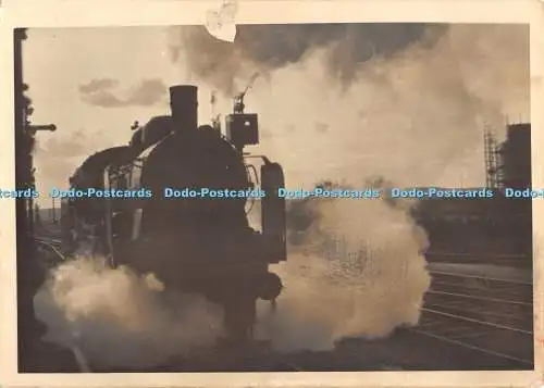 Lokomotive D061525. Postkarte