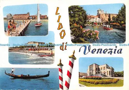 D063546 Lido di Venezia. Borgoni Lappen. Renato. Grafico Cesare Capello. Kodak Ekta