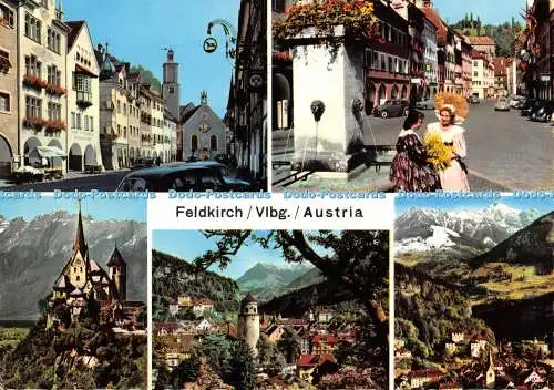 D063555 Feldkirch. Vlbg. Österreich. Risch Lau. Multi View. 1964