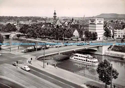 D068359 Stuttgart Bad Cannstatt. Rosensteinbrücke. Aqfa. Gebr. Metz. Tübingen