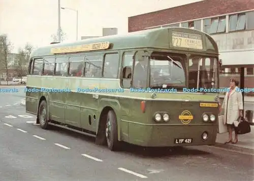 D068403 grüne Linie. Green Lines Inter Airport Service 727 wurde 1967 eingeführt