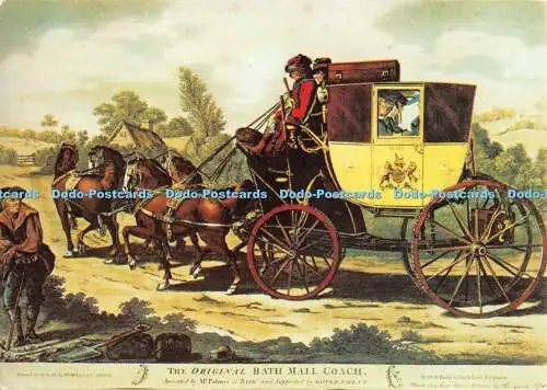 D061637 The Orginal Bath Mail Coach. John Palmer. 1742. 1818. Er entwarf und pr