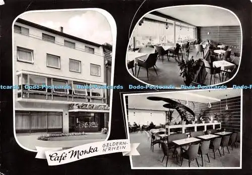 D066982 Konditorei Cafe Monka. Geldern N Rhein. Jakob Krapohl. Agfa. RP. Multi V