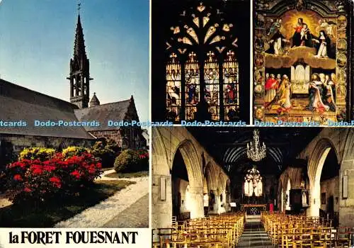 D063693 La Foret Fouesnant. L eglise datant du XVI siecle. Belles Editionen. Y.R