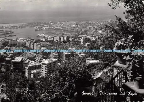 D065026 Genua. Panorama dal Righi. Cali. RP