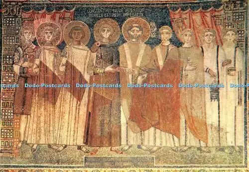 D068574 Ravenna. S. Apollinare in Classe. Particolare. Costantino Imperatore VII