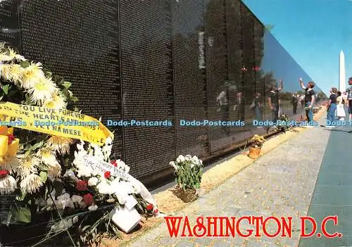 D068600 Washington D.C. Vietnam War Memorial. Italcards. Silberne. Die Distingu