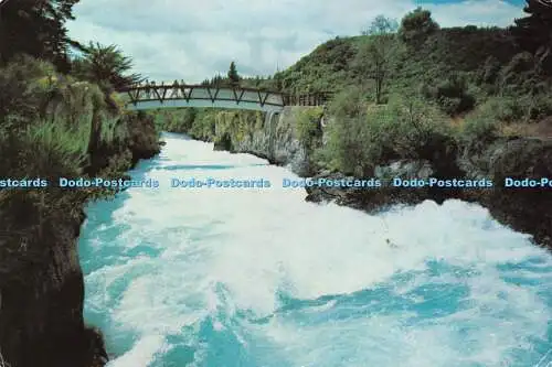 D067122 Neuseeland. Huka Rapids. Waikato River. Lyric Studios. Batley Offset Pr