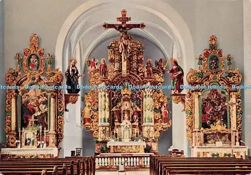 D067143 Innenansicht der Wallfahrtskirche. Maria in Der Tanne. In Triberg im Sch