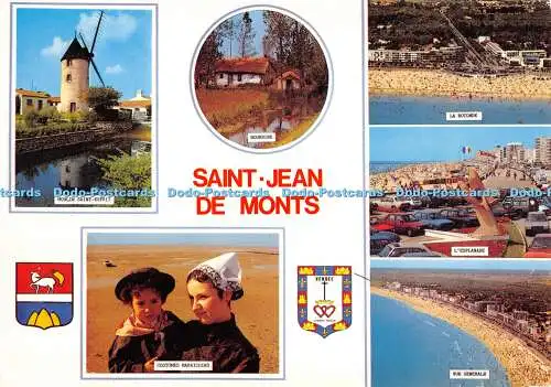 D069890 Saint Jean. De Monts. Bourrine. Moulin Saint Esprit. Artaud Freres. Mult