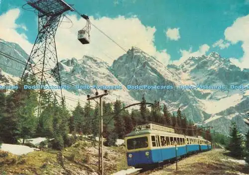 D068660 Zugspitz Zahnradbahn und neue Seilbahn. Nr. 2103. Bucheler. Garmisch