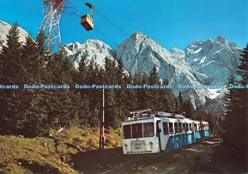 D068693 Zugspitze. Hochster Berg Deutschlands. Fahrt mit dem Zugspitz. Grosskabi