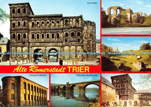 D061867 Alte Römerstadt Trier. Porta Nigra. Josef Franzen. G.m.b.H. Multi Vie