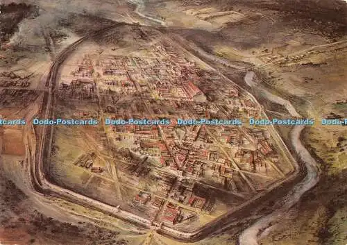 D061875 Verulamium. Panoramablick auf die Römerstadt. Fotopräzision. Alan Sorr