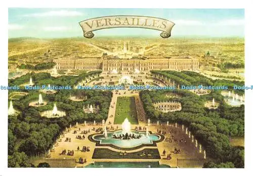 D065165 Versailles. Le Chateau. Le Panorama. Art Lys