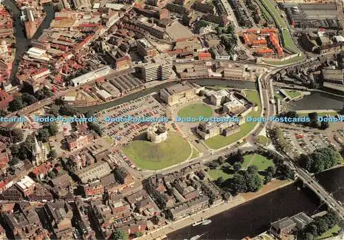 D061922 York Castle Area. Fotopräzision. Airviews